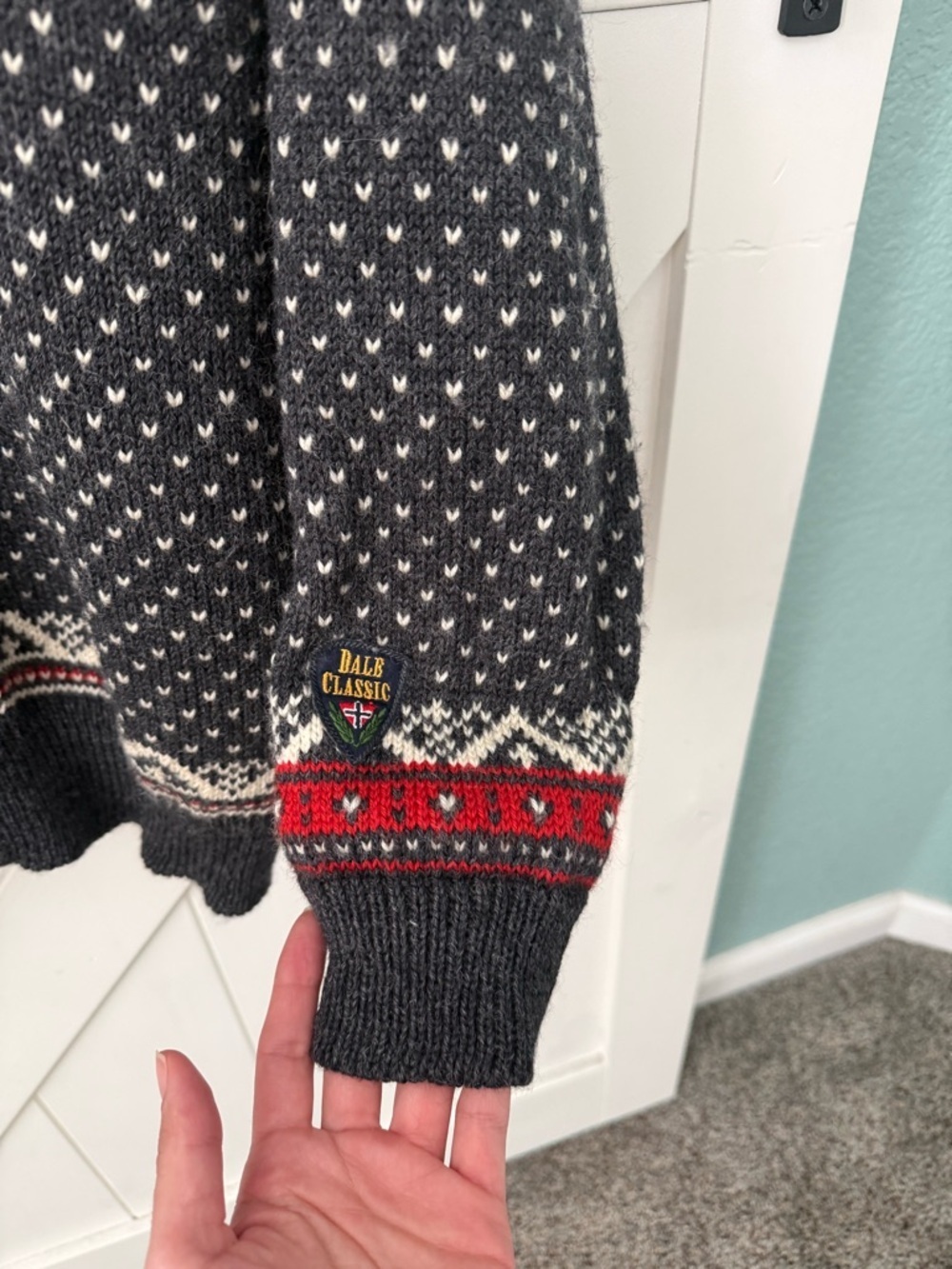 Dale of Norway Wool Cardigan Button Sweater  large - Picture 6 of 14